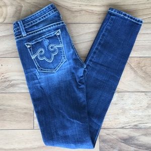 Express ReRock Skinny Jeans